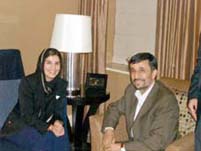 Egyptian Gazette correspondent in New York with Ahmadinejad